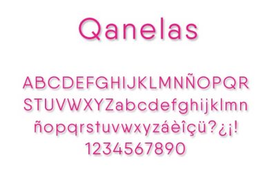 Qanelas Font + Web fonts