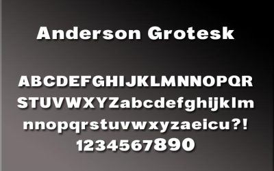 Anderson Grotesk Black