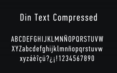 Din Text Compressed