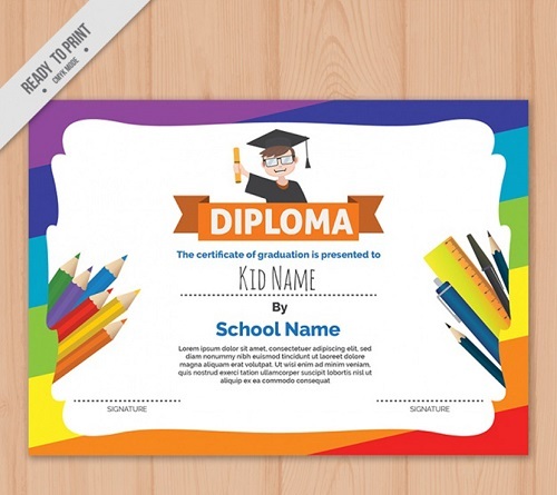 diploma arcoiris