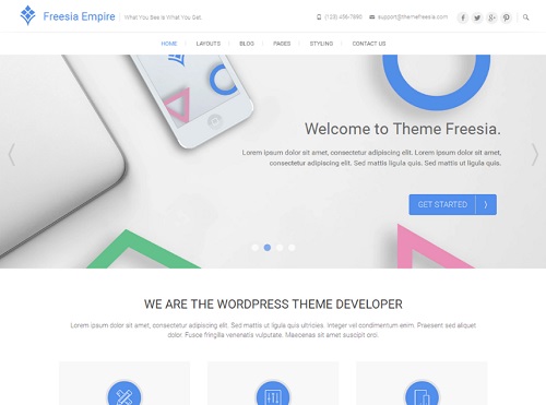 freesia empire theme