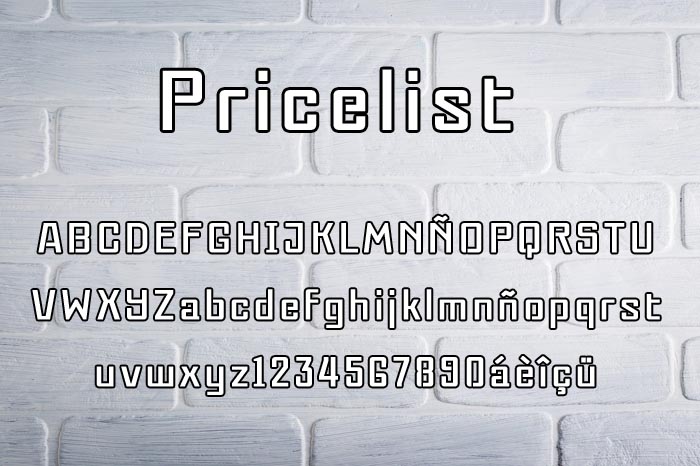 Pricelist