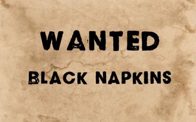 Black Napkins